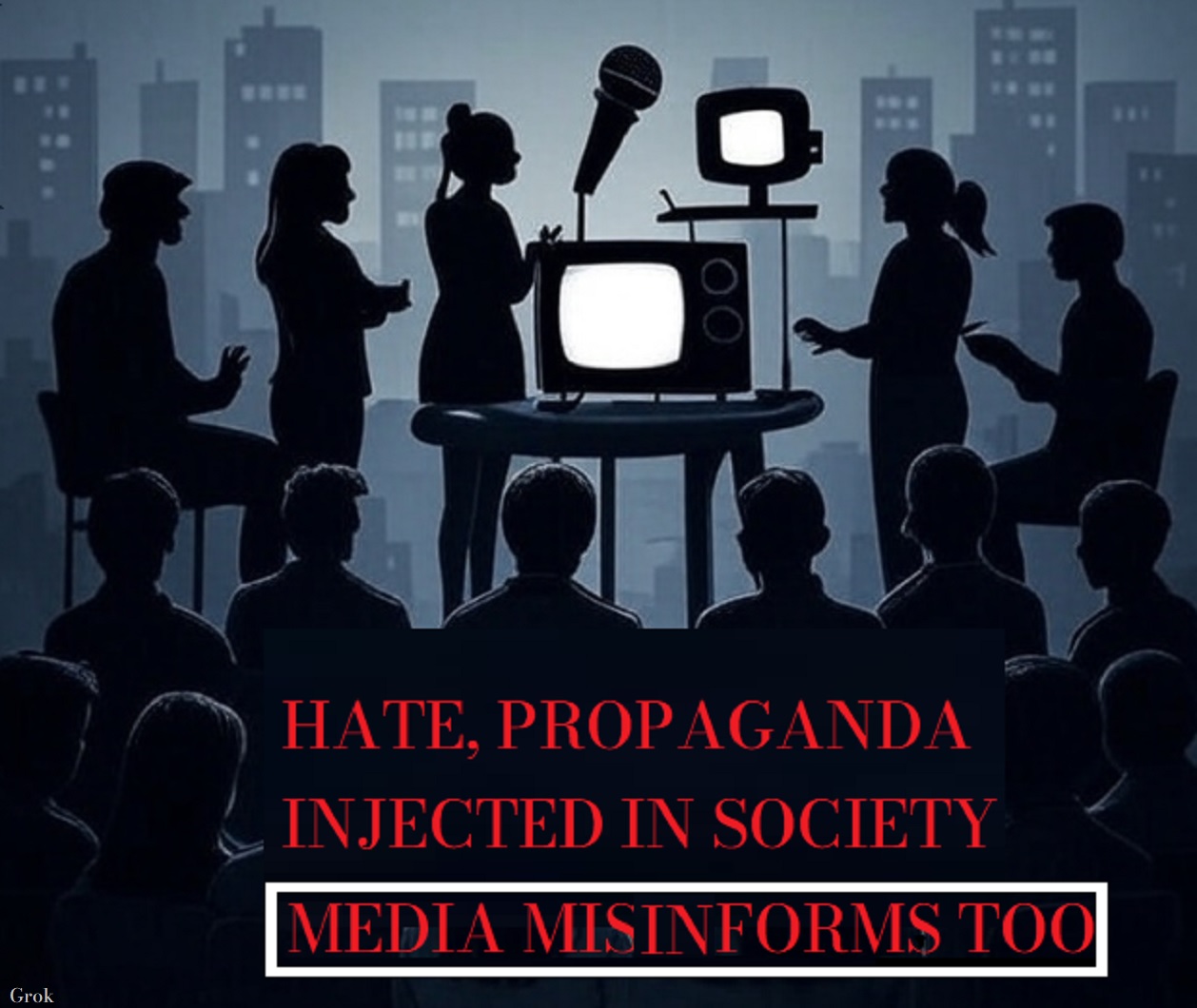 Manipulating Minds: Is media weaponized to spread propaganda, peddle hate, cause disharmony & divide the society?