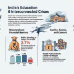 Challenges facing the Indian education sector, especially, school education system that is at crossroads.