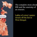 Lakhs of voters' names struck off the list in West Bengal.